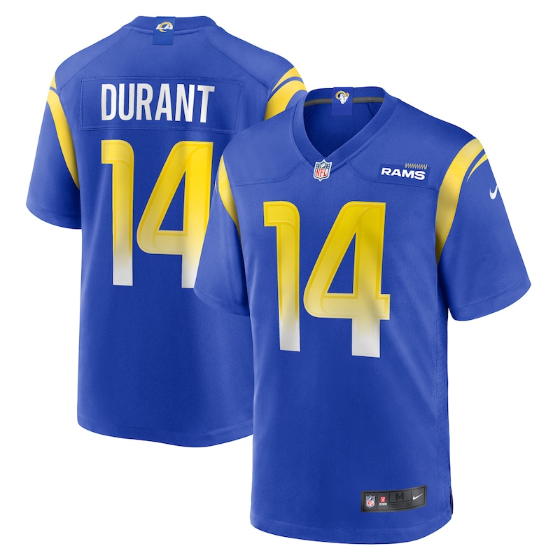 None Cobie Durant Los Angeles Rams Retro Game-Day Essential Football A