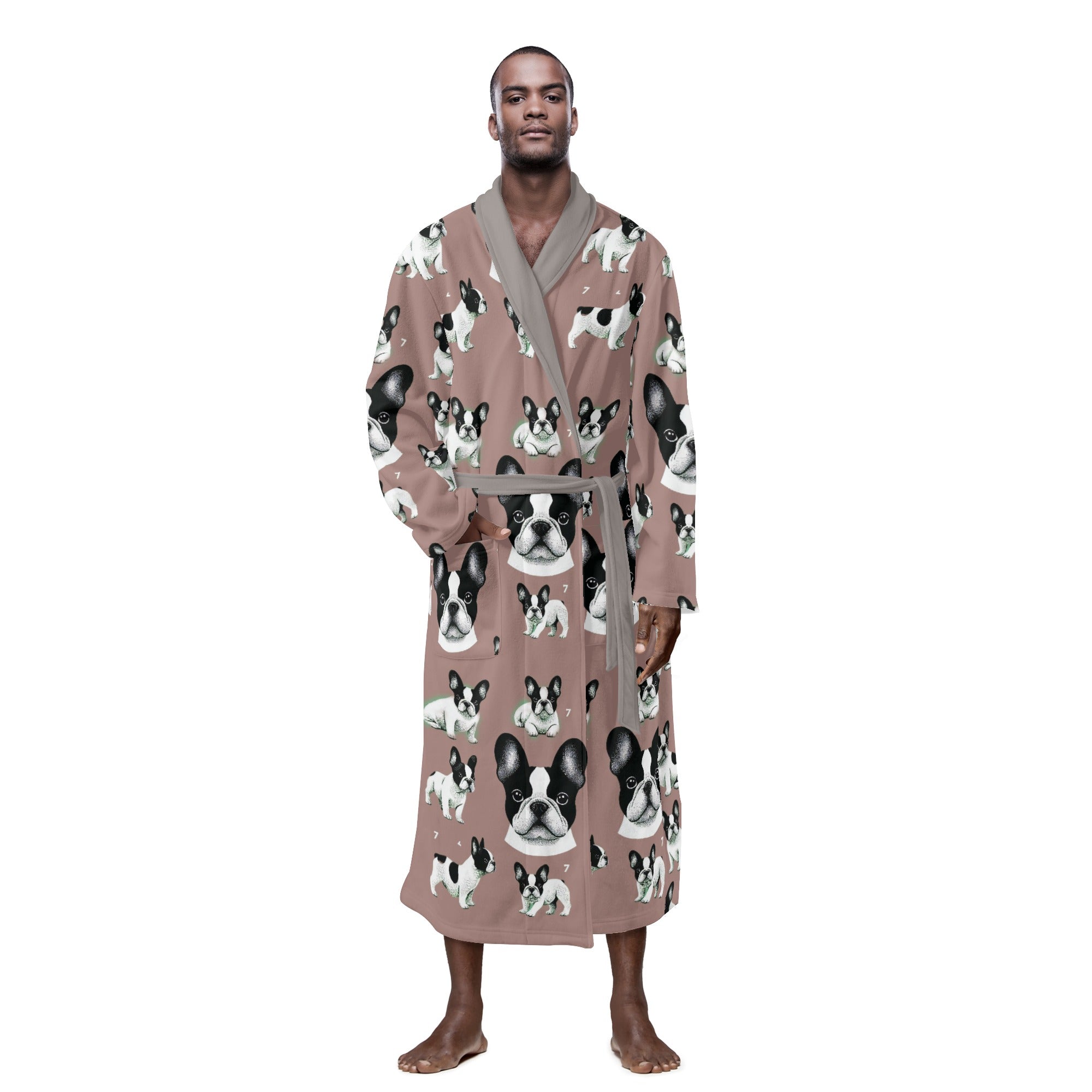 Lifestyle-Driven Everyday Teddy - Men Bathrobe for Daily Life