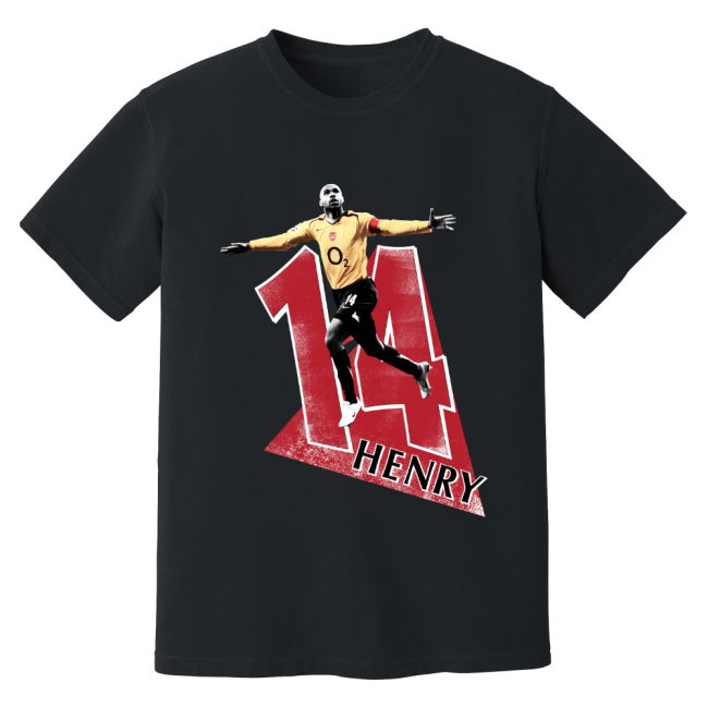 Arsenal Henry #none Premium Quality Die-hard Fresh Look Fan Jersey
