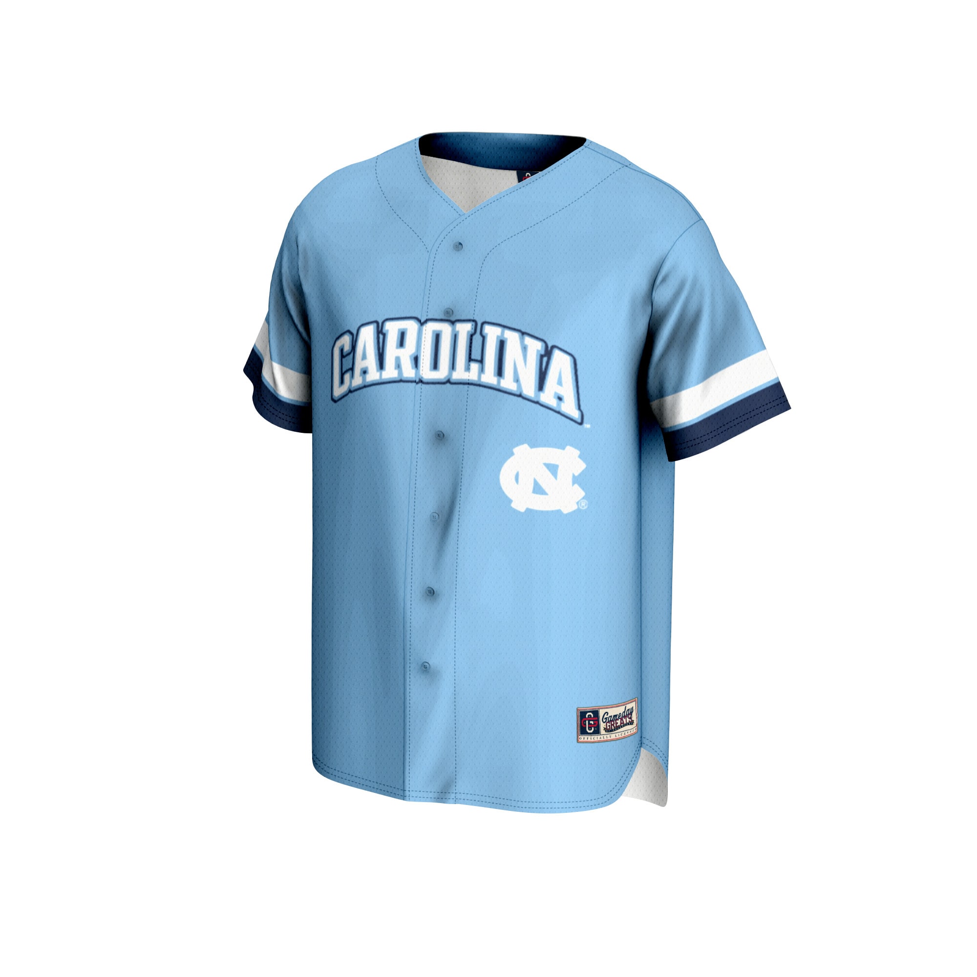 [DDG] North Carolina Tar Heels GameDay Greats Youth Baseball Jersey - Carolina Blue