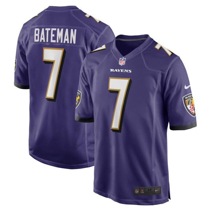 None Men's BAL Ravens Powerful Affordable Jersey Game Day Wear