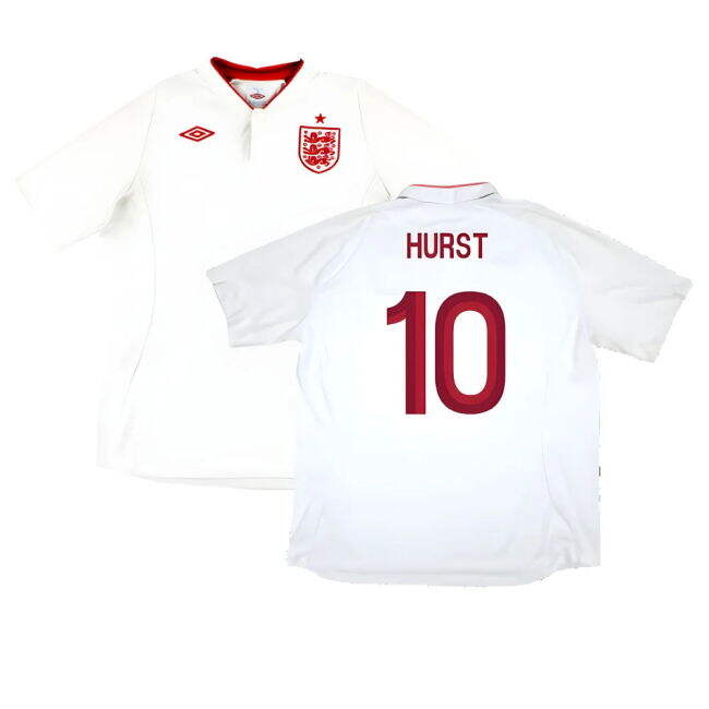 Wholesale England 2012-13 Home Shirt (Good) (Hurst 10) Discount Campaign