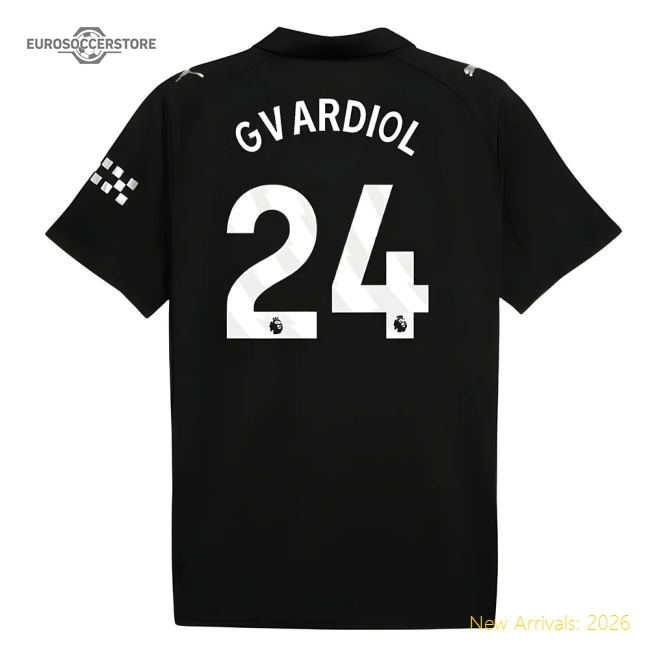 Top-Grade 2025-2026 Man Performance City Away Shirt Gvardiol 24