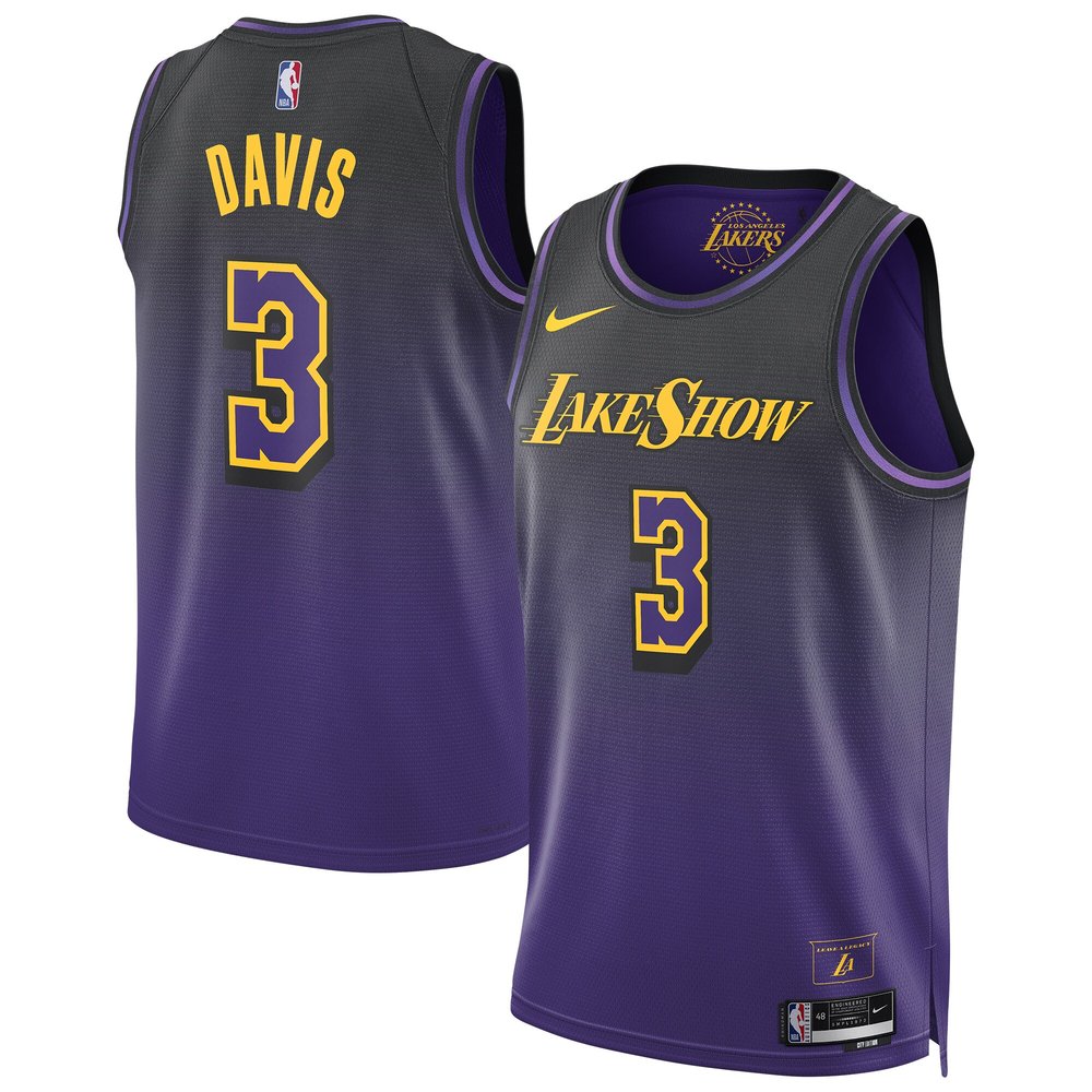 Pro Grade Jersey Los Angeles Lakers 3 Purple - City Edition - Fan Favorite