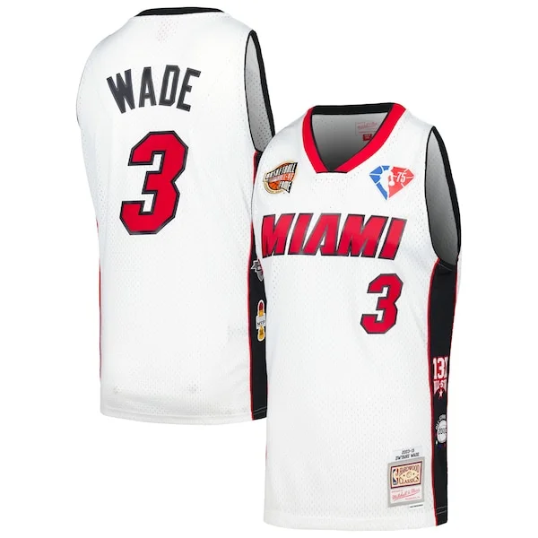 Dwyane Wade MIA Swingman Jersey - official contemporary - White