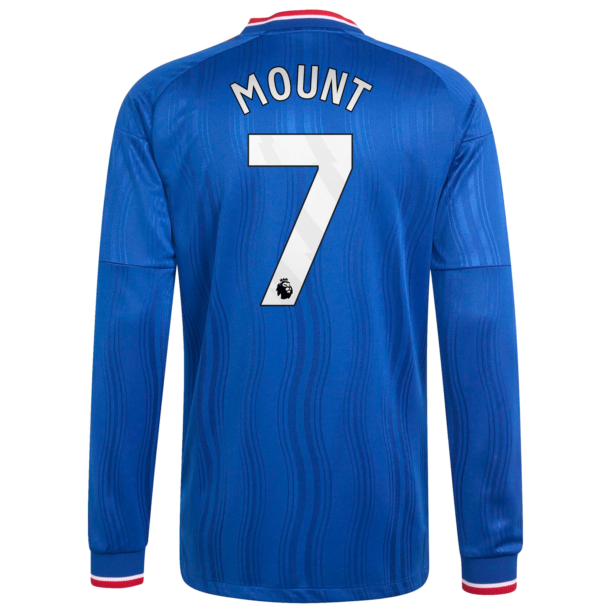 [SJH] Mason Mount Manchester United 2026/27 Away On-Field Authentic Long Sleeve Jersey - Royal
