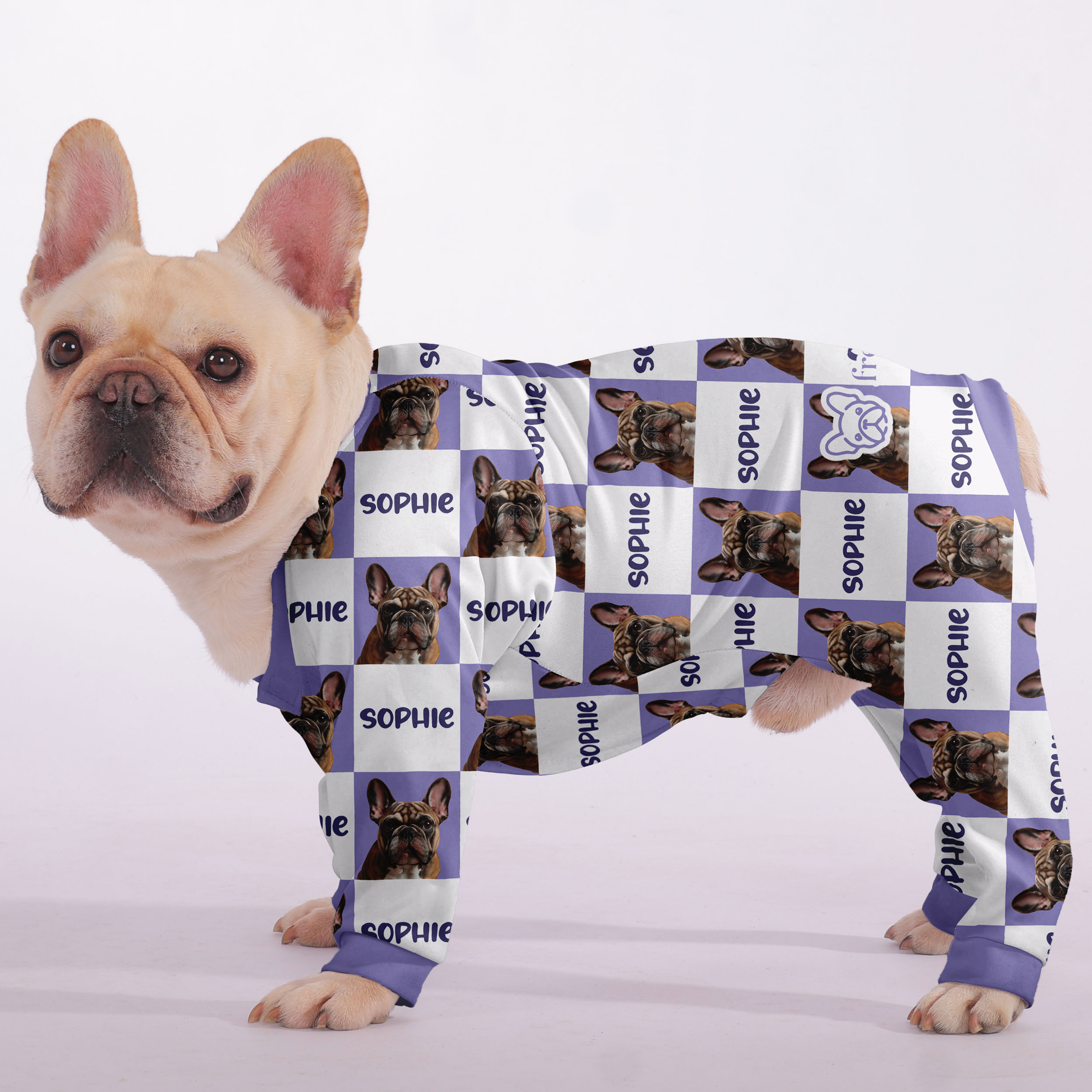 French Bulldog Millie Personalized French Bulldog Pajamas With Your