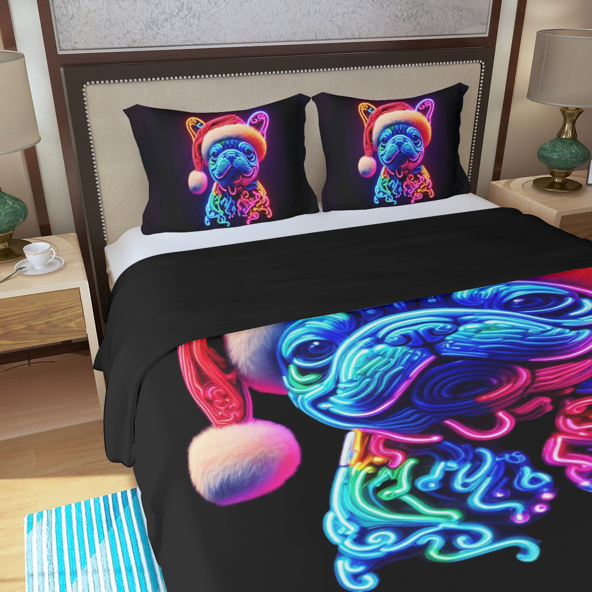 Comfort-Optimized Christimas Vibes - Bedding Set Cover for Short-Nosed