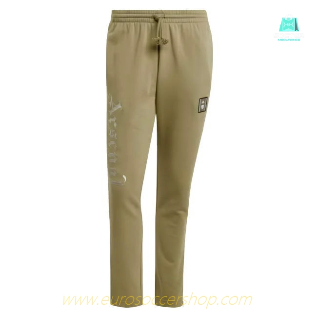 2024-2025 Arsenal Seasonal Fleece Tracksuit Bottoms (Orbit Green)