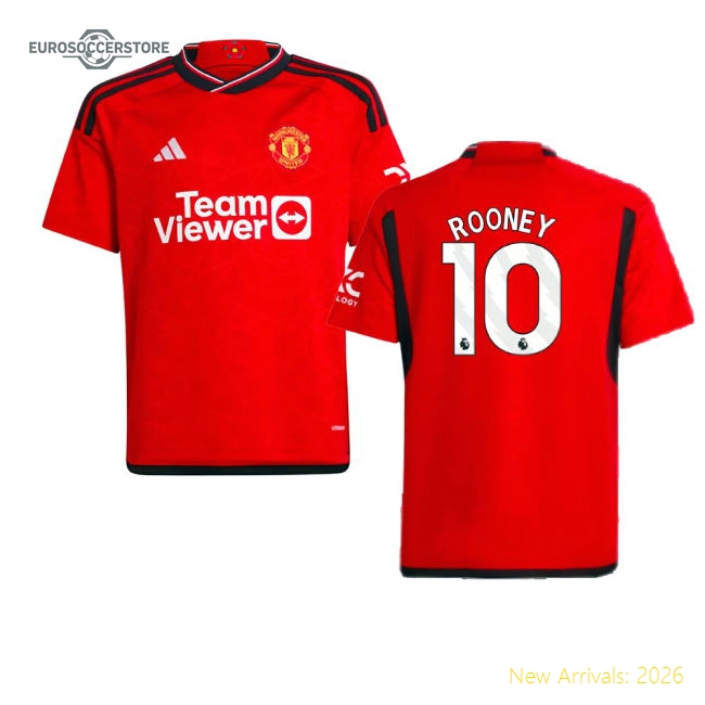 2023-2024 Man Utd Kids Comfortable Rooney Jersey Drycell