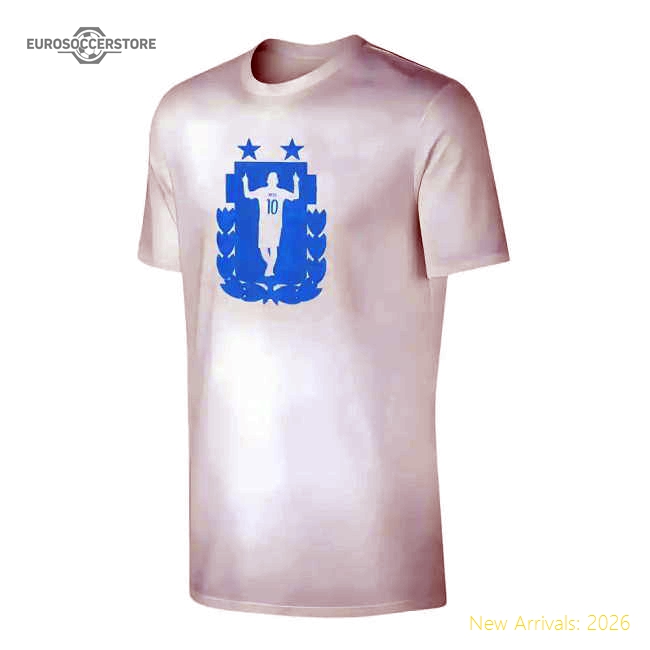 Premium-grade South American Giants Messi Celebration T-shirt - White