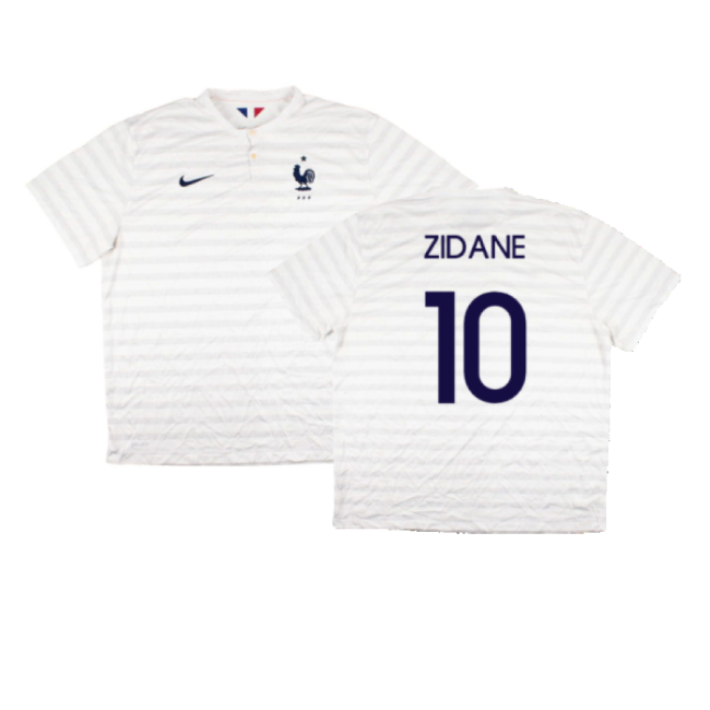 Zidane 10 Licensed Copy France Away Supporter Kit for Adults (1)
