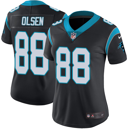 NFL C P Panthers #88 Greg Olsen Black Limited Jersey - Authentic Qu...
