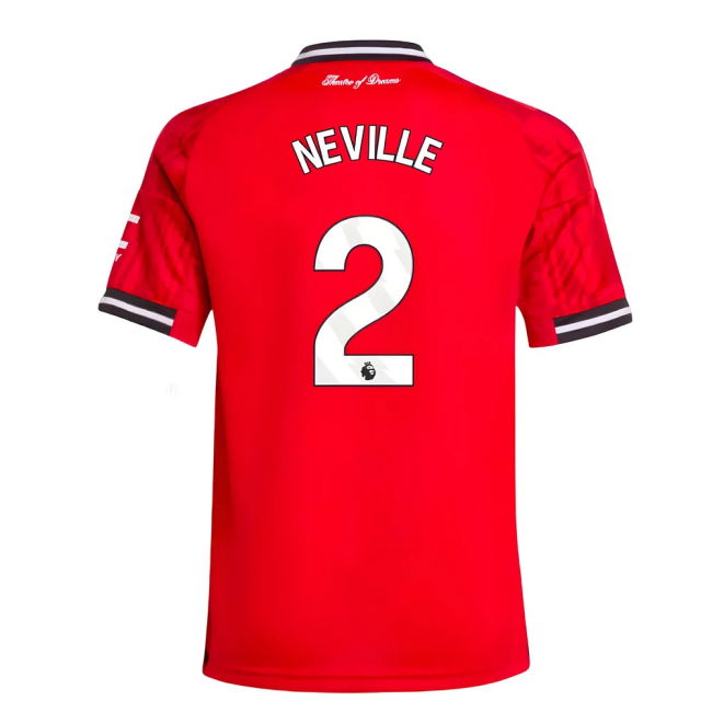 2025-2026 Man Utd Home Kit (Kids) (Neville 2)