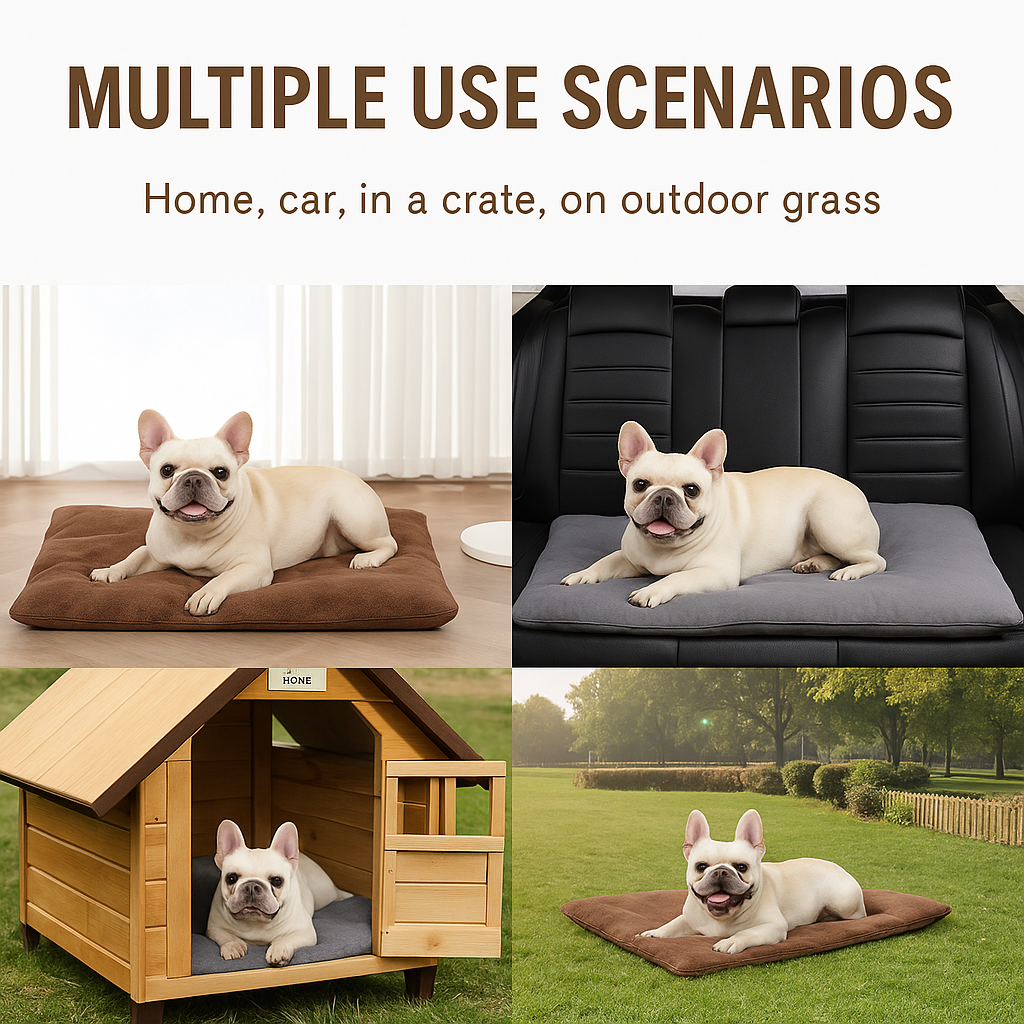 Plush Washable Heat Reflective Pet Bed Summer Wear | Non-slip Design