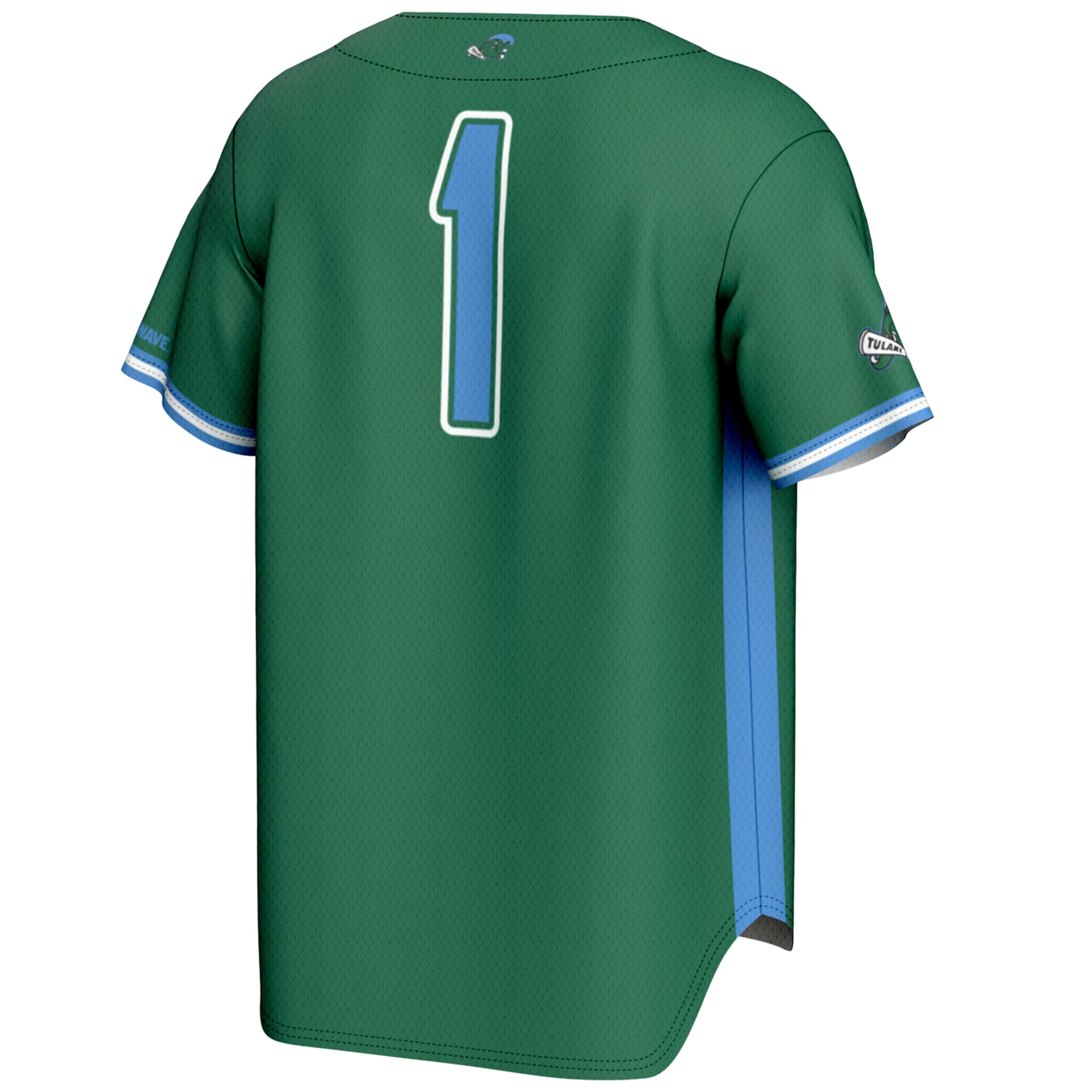[NJP] Tulane Green Wave GameDay Greats Lightweight Baseball Jersey - Green