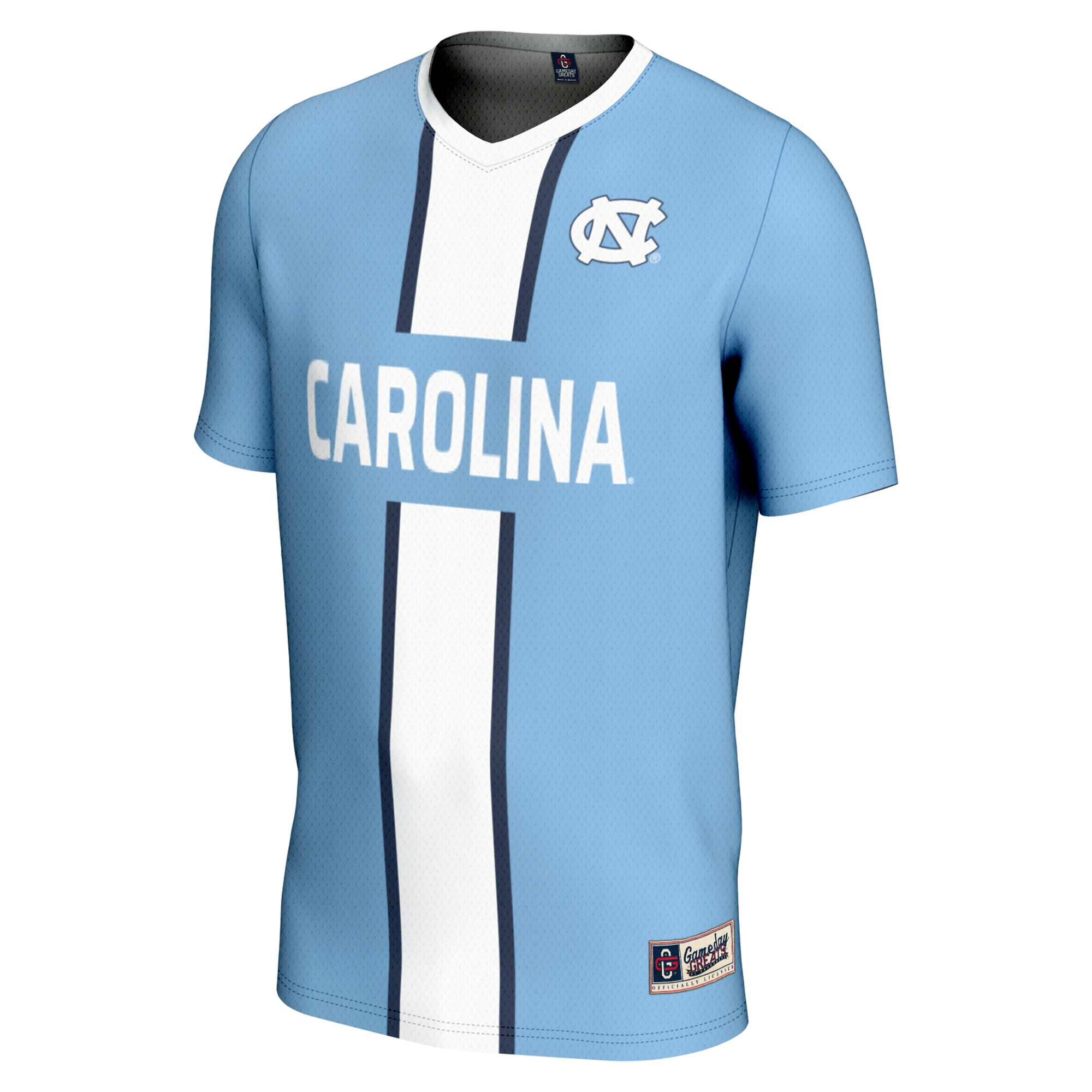 [DDG] North Carolina Tar Heels GameDay Greats Unisex Pick-A-Player NIL Men's Soccer Jersey - Carolina Blue