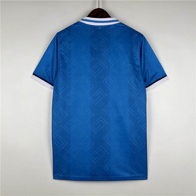 9394 Napoli Retro Football Shirt Home Blue Soccer Shirt - Official