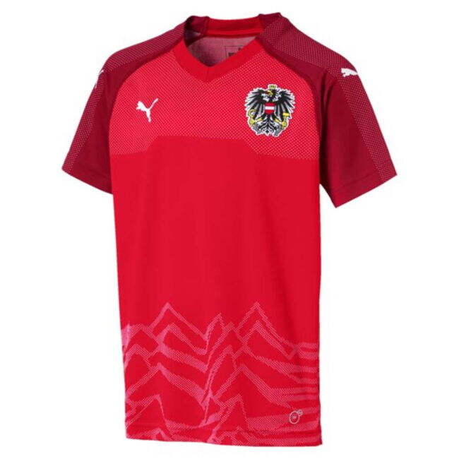 Cost-effective 2018-2019 Austria Home Puma Football Shirt (Kids) Fashionable