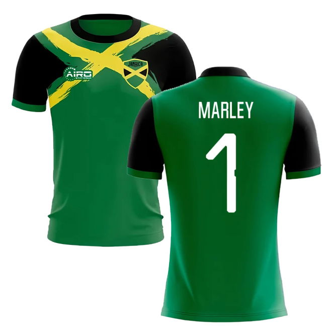 Marley 1 Genuine Copy Jamaica Concept Supporter Shirt for Adults