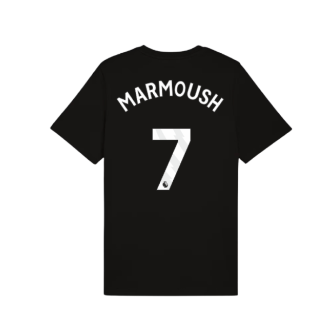 2025-2026 City Man Ftbless Tee (Black) (Marmoush 7) For Premier