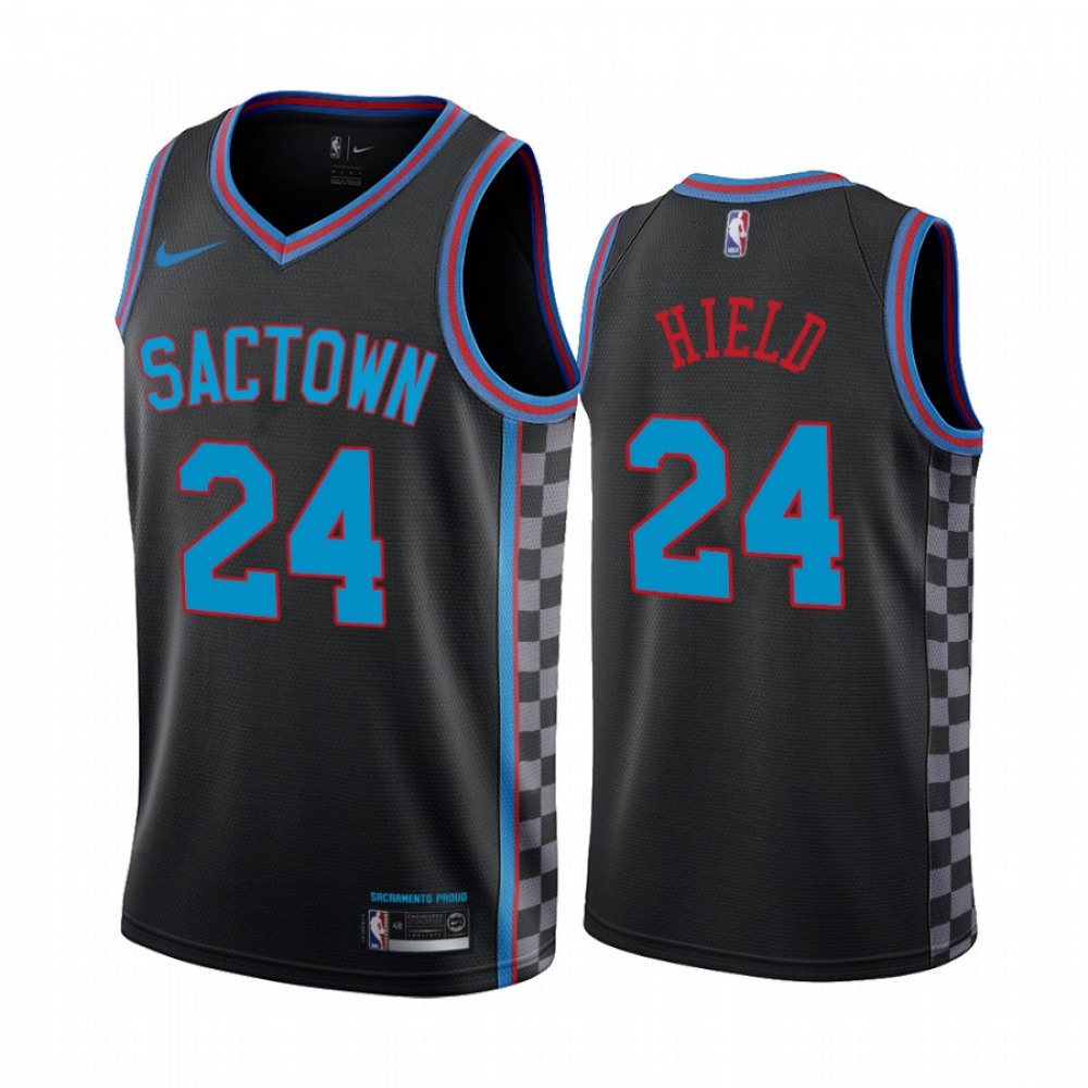 Fan Favorite Contemporary Men's Kings #24 Buddy Black Basketball Jersey