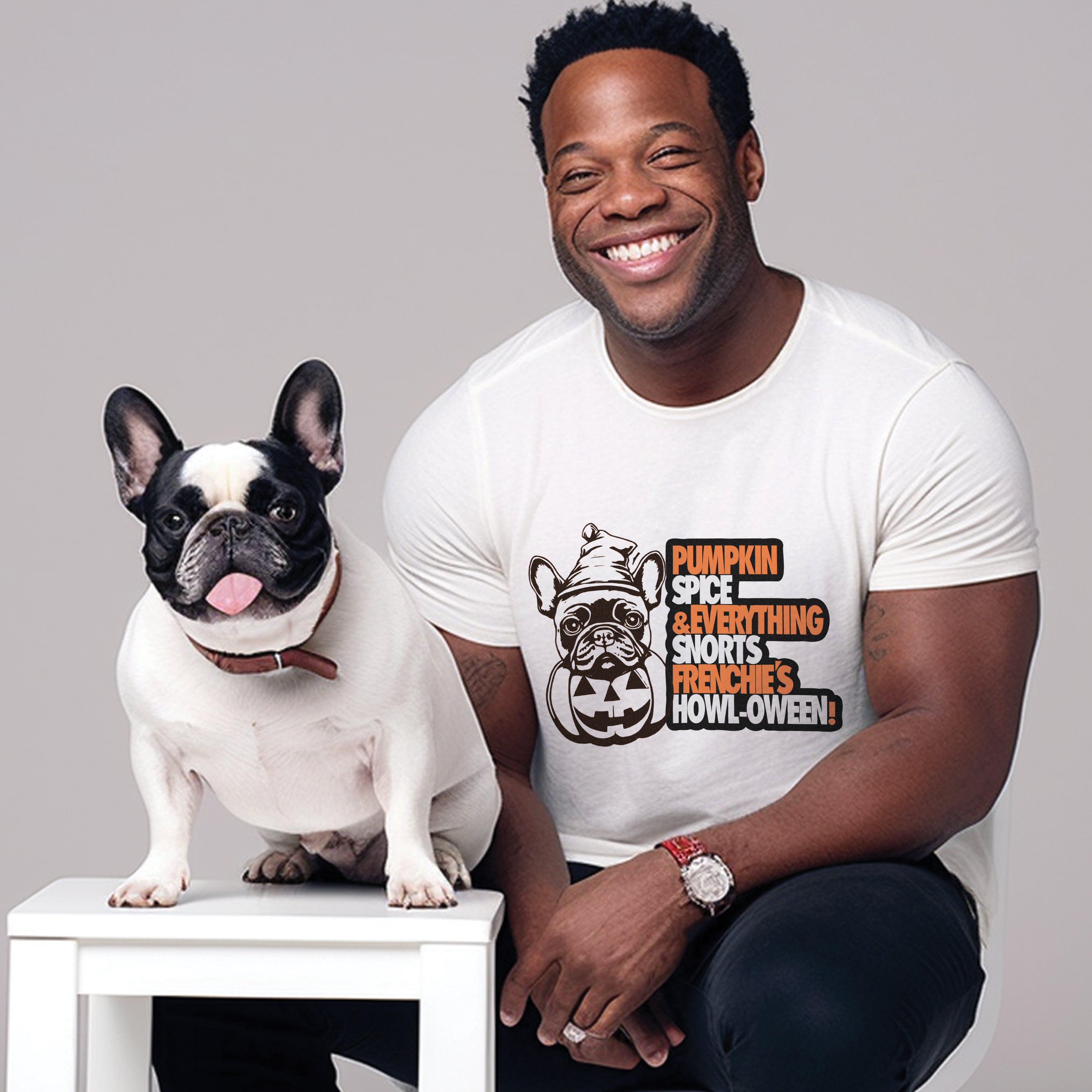 Spooky Style - Everyday Unisex T-shirt For Frenchie Fans | Unique Design