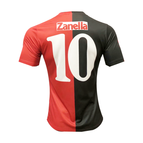 Premium Quality Newell's Old Boys 10 Zanella RedBlack Retro Soccer