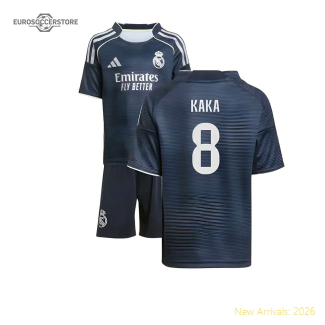 Excellent 2025-2026 Real Madrid Away Mini Kit (kaka 8) - Supporter Edition