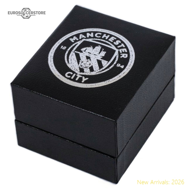 Premium Manchester City Fc Sterling Silver Stud Earring - Premium