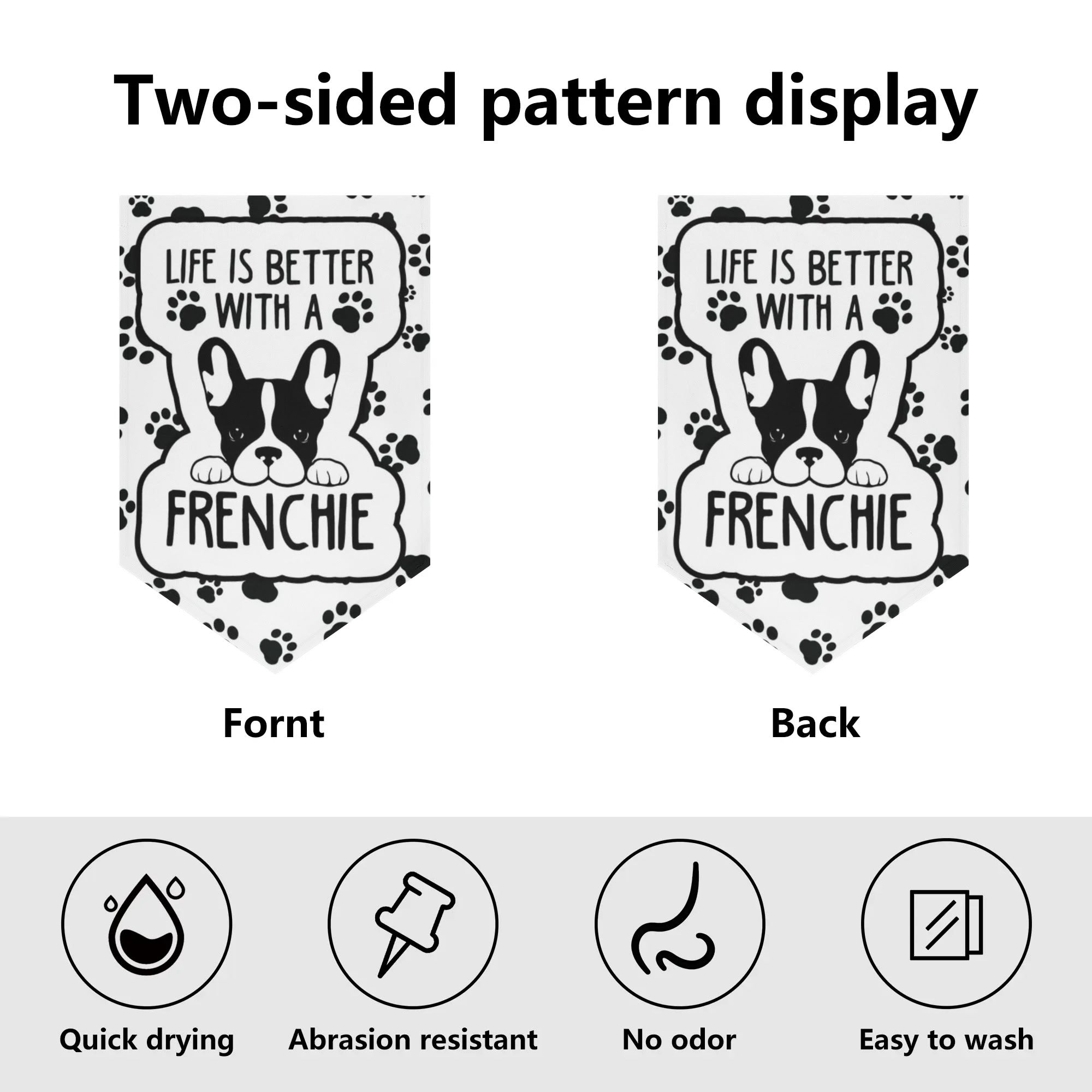 French Bulldog Loki Garden Flag Banner Essential Dog Supply