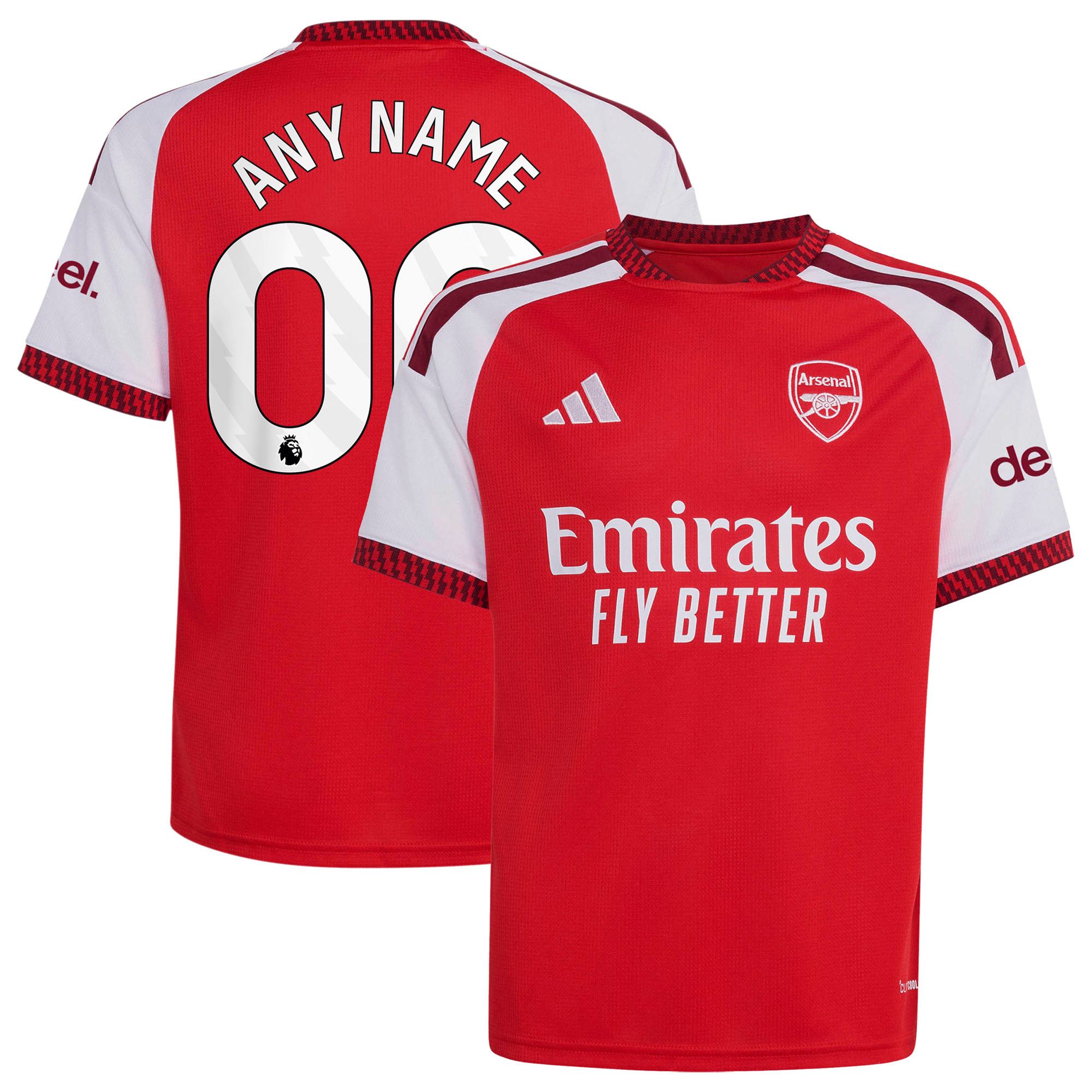 [SJH] Arsenal Youth 2026/27 Home Replica Custom Jersey - Red