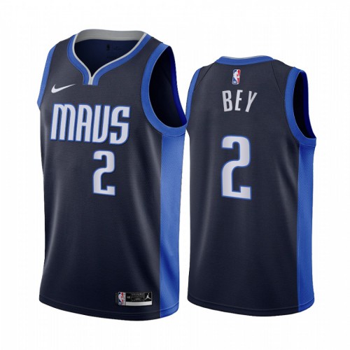 Dallas Dallas Mavericks #2 Tyler Bey Navy Youth NBA Swingman 2020-21 Earned Edition Jersey Youth