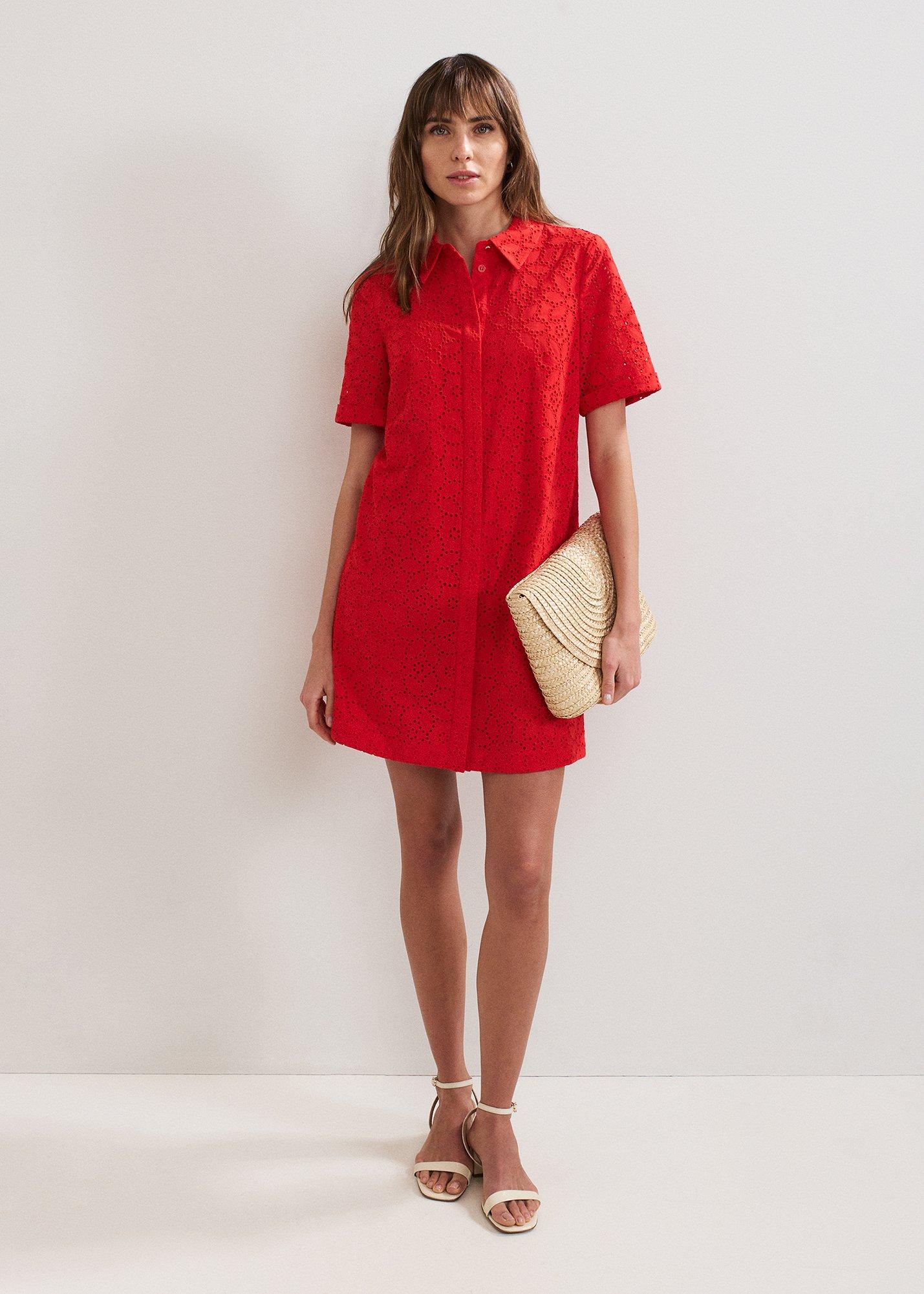 Nicky Broiderie Dress