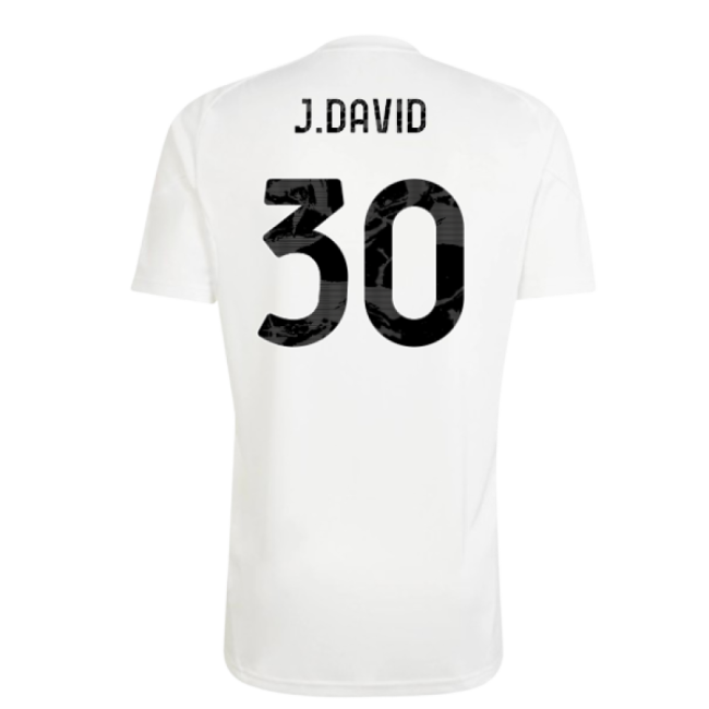 Authentic Design Juve Juventus Training Tee White J David #30 Mode...