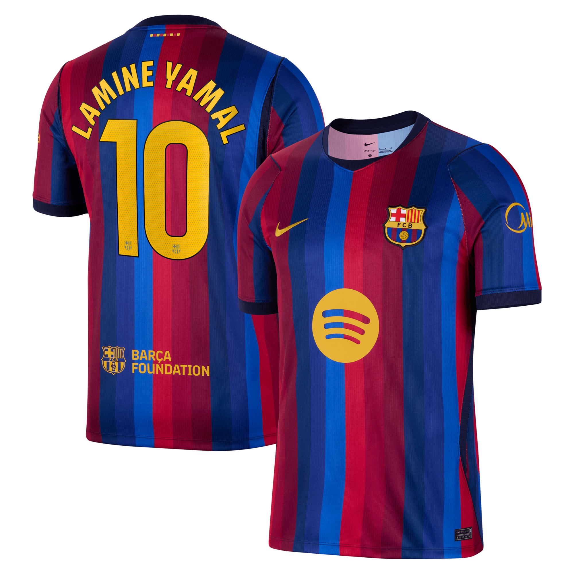 [SJH] Lamine Yamal Barcelona 2026/27 Home Stadium Replica Jersey - Red