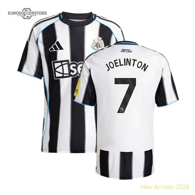 Elite 2025-2026 Newcastle Home Shirt (joelinton 7) - Authentic Design
