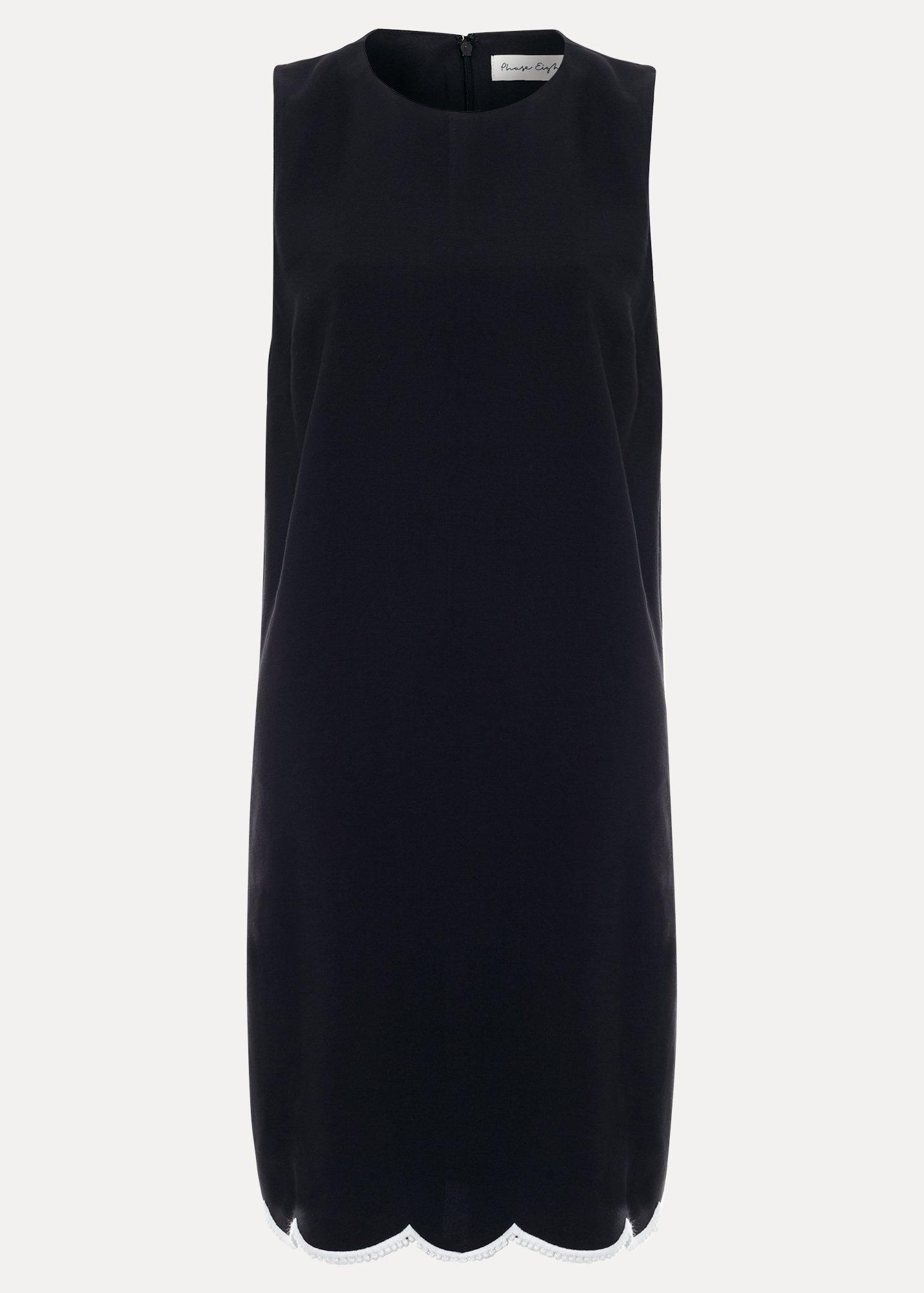 Marta Shift Black Mini Dress