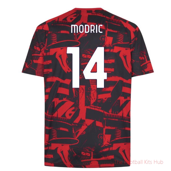 Breathable AC Milan Warm Up 2026-2027 Jersey (Modric 14)