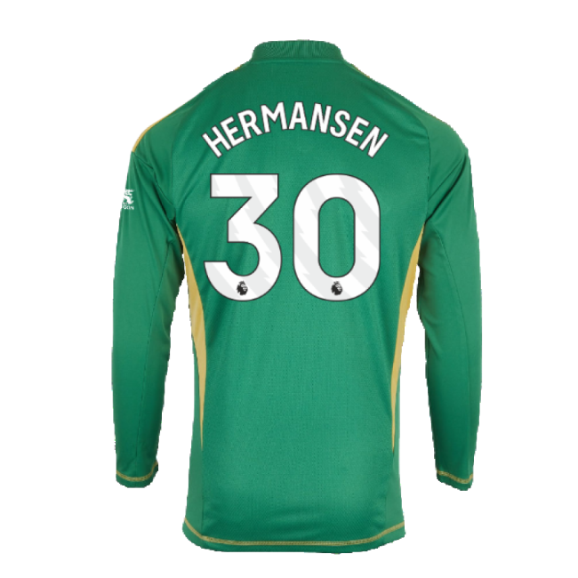 Leicester Leicester City Home Goalkeeper Shirt Green Kids Hermanse...