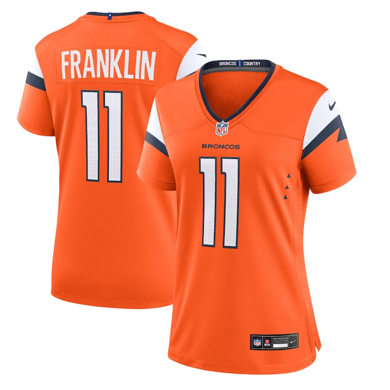None Troy Franklin DEN Broncos Pro-Level Fan Apparel Football Apparel
