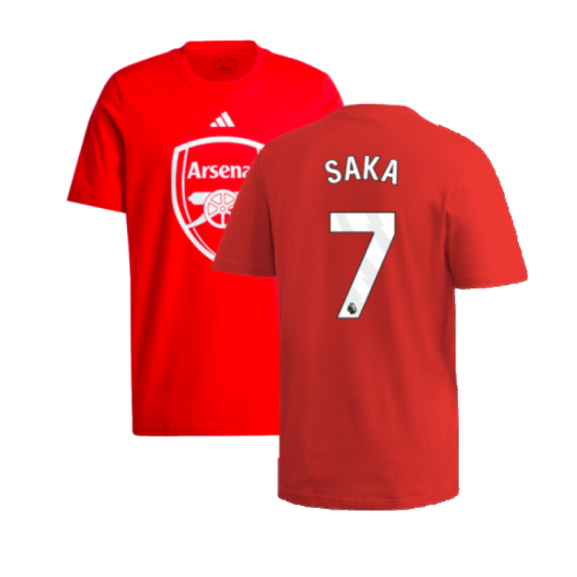 Arsenal Saka #7 Match Quality Match Day Updated Design Fan Jersey