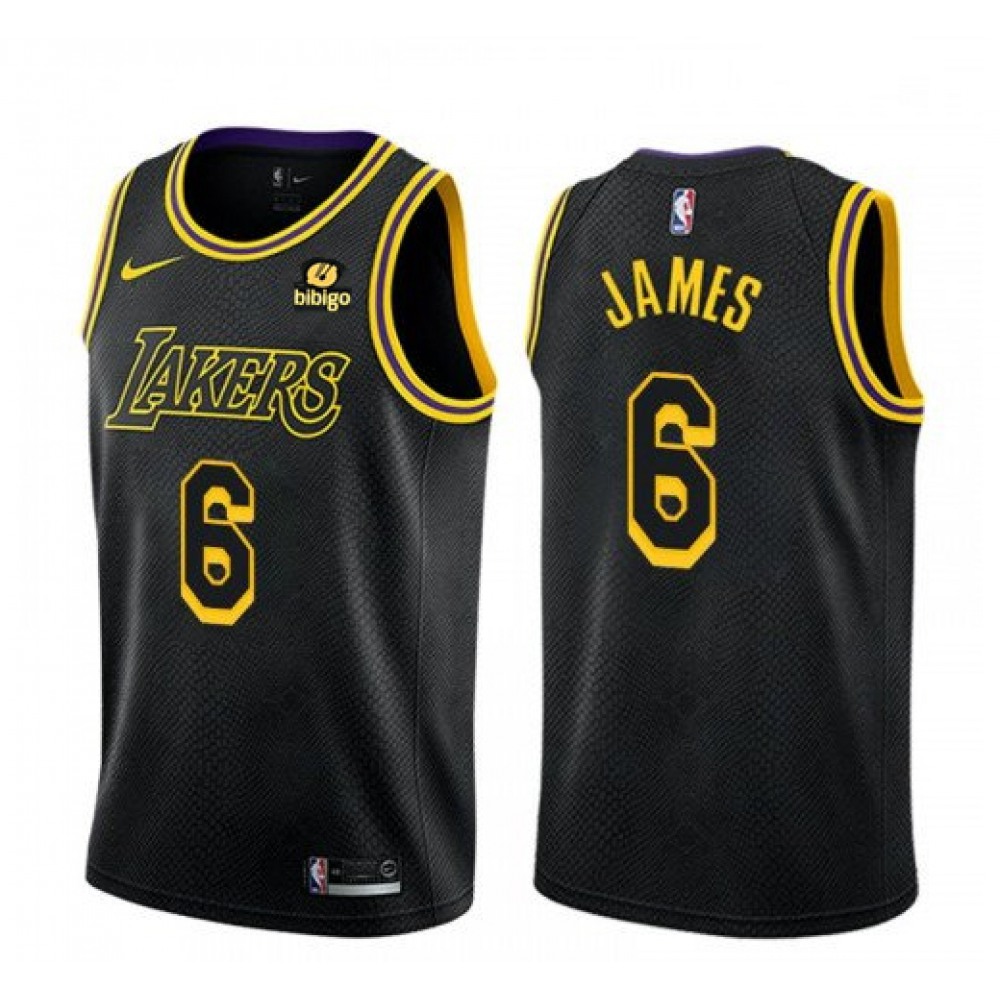 Durable Jersey Los Angeles Lakers LeBron James6 Black - - Must-Have Jersey