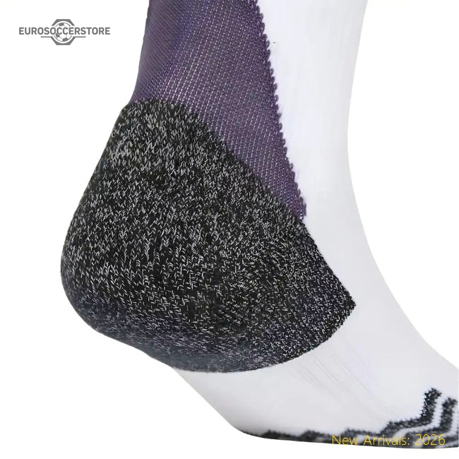 Top-Grade Authentic Secondary Socks White 2025-2026 Man Utd