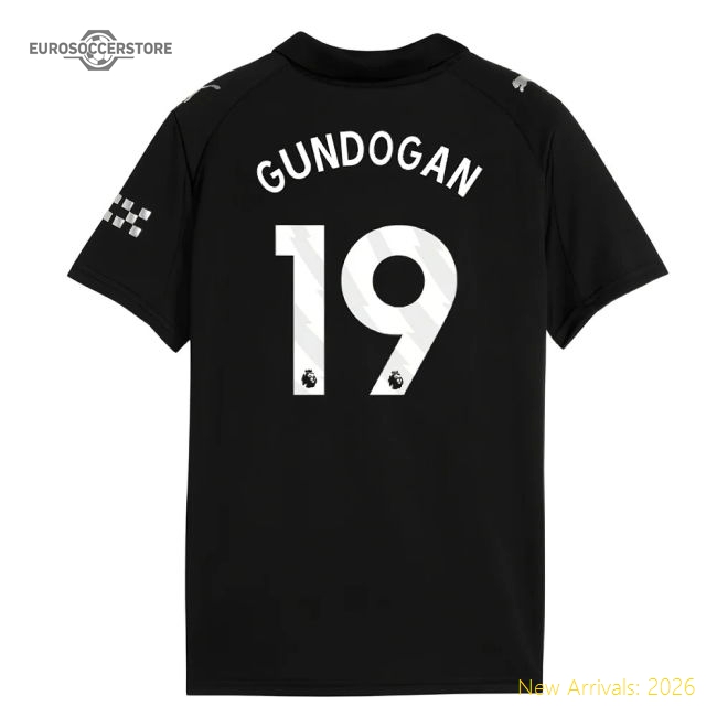 Top-Grade 2025-2026 Man City Alternative Mini Kit Gundogan 19
