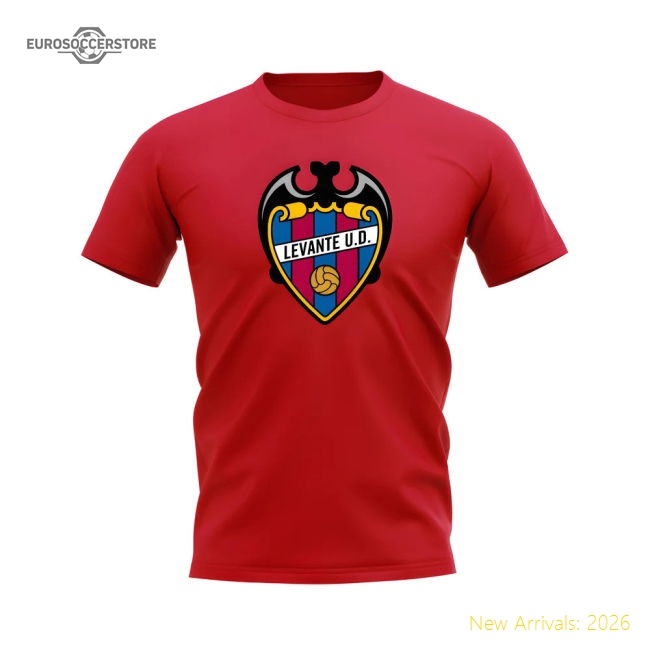 Professional-Grade Top-Quality Levante Badge T-Shirt (Red)