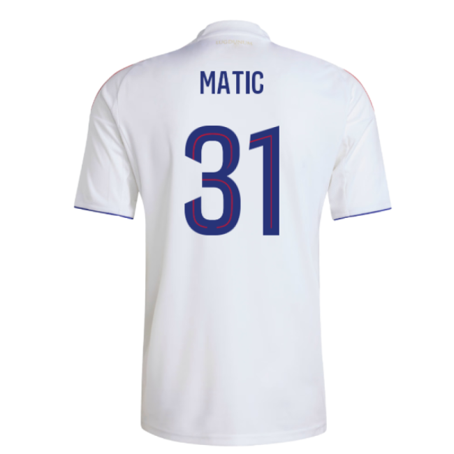 Lyon Olympique Lyon Home Shirt Matic #31 Official Licensed Avid Mo...
