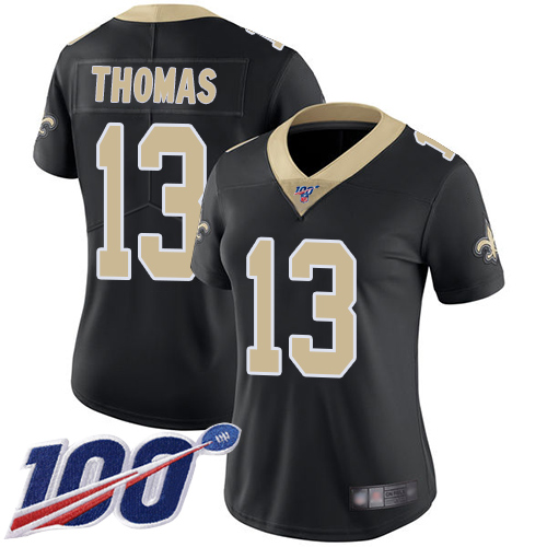 NFL O S Saints #13 Michael Thomas Black Limited Jersey - High Quality