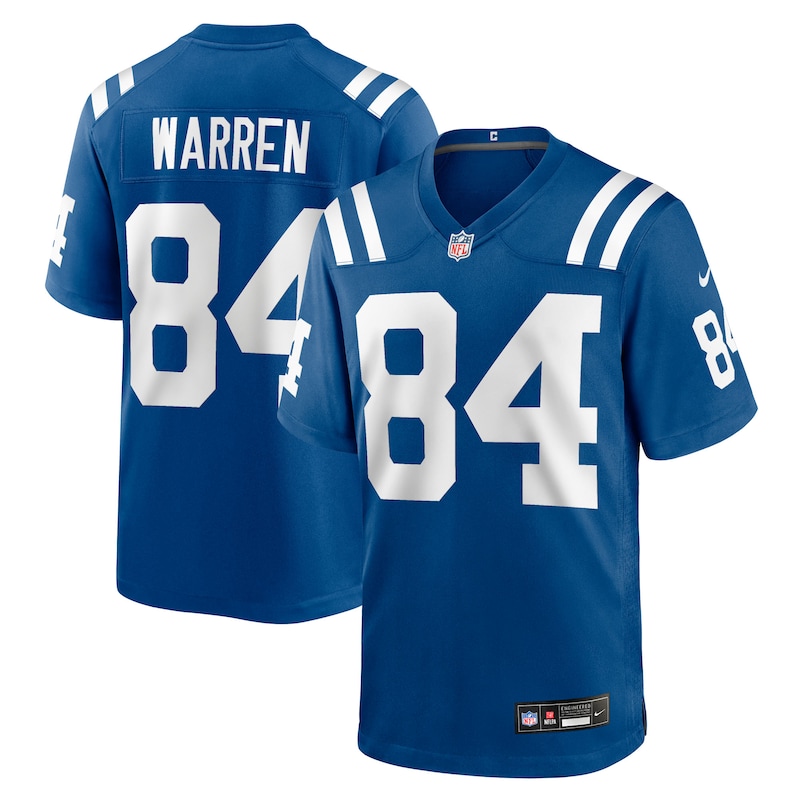 None Tyler Warren IND Colts Cost-Effective Replica Jersey Game Day Wea