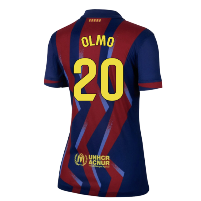 Authentic 2025-2026 Barcelona Fourth Shirt - Womens (Olmo 20)